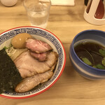 麺処 有彩 - 特製こんぶ水つけ麺(醤油)