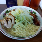 ラーメン二郎 - トロロ 小ラーメン 麺少なめ ヤサイニンニクアレ