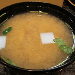 回転寿司みさき - アサリ汁