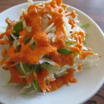 クリスナキッチン 本格インド・ネパール料理店 - ランチセットのサラダ