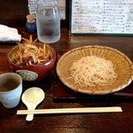 手打蕎麦のたぐと - とりゴボウせいろ980円