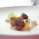 エスキス - リードヴォー、モリーユ茸、ヴァンジョーヌ