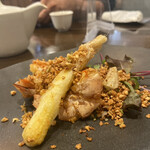 中国料理 丹甫 - 河津エビカリカリ揚げフライドガーリック