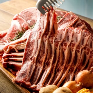 焼き立てのお肉