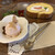 森カフェ - 自家製フルーツロールケーキ、桜のアイスクリーム添え