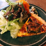 cafe marble  仏光寺店 - 季節野菜のキッシュ（950円）。