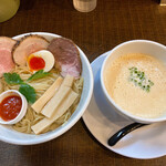 ラーメン家 みつ葉 - 豚CHIKI海老つけ麺