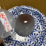 御菓子司 松花堂 - つるんと出ました！
（水まんじゅうは大矢知の丸◯屋老舗が基準）