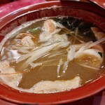 なごやか亭 - えび頭の味噌汁　１９５円