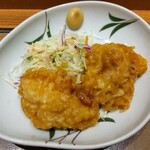 Yayoi Ken - ねばとろごはんととり天の定食