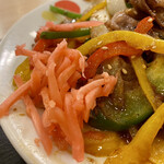 松屋 - 青椒肉絲W定食(ライス大盛り)@1,090円(税込)