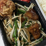 極濃湯麺 フタツメ - ニラレバ炒め弁当