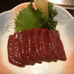 きらく亭 - レバ刺し