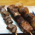 太平楽 - 串三種盛り