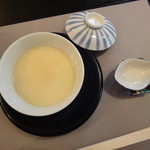 日本料理 蘭 - もずくの茶碗蒸し