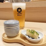 Kisetsu Ryouri To Jizake Yuu - お通し~ブルーチーズ茶碗蒸し&鯛の煮凝り