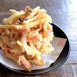 地えびと野菜のかきあげ