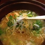 鍋焼らうめん ひさし 流川店 - 鍋焼きみにらうめん