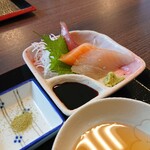 お食事処 しんわ - 2021年5月　刺身つき