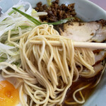 まいにちラーメン - 肉そば半玉大盛り　麺UP 2021.5.29 Sat.