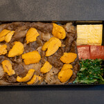 瓢嘻 - 2021.5 黒毛和牛雲丹すき焼き折詰弁当（3,000円）