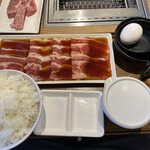 焼肉ライク - 牛すき焼肉セット150g¥860