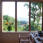 海坐 - 食事場からも絶景です。