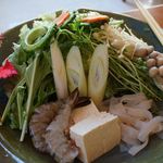 海坐 - 海鮮も野菜もとても新鮮。