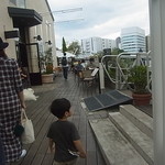 オサレなリバーサイドをぐんぐん進みます