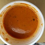 ガンディ - トマトバターチキンカレー ナンとセットで600円