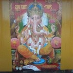 インドカレーレストランプルニマ - 日大生が描いたガネーシャ