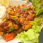 ロイヤルグリーン レストランアンドバー - デビルライスチキン(アップ)