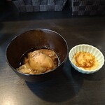 自家製麺 No11 - とろり味玉＆生姜ダレ