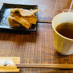 そば草香 - そばせんべい
      と
      そば茶♡