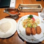 洋食麦星 - ﾗｲｽ少なめで注文