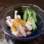 食事処 居酒屋 こまつ - マンボウ小腸酢みそ：400円