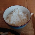 ベルサイユの豚 - 炊き加減の良いご飯。