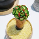 ラ・ヴァガボンド - オマール海老コルネ