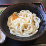 こがね製麺所 - 提供された状態（暫く蒸らす）