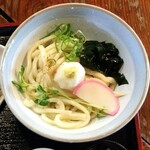 Teuchi Udon Jiyuuseki - 季節の天ぷら盛り合わせ ぶっかけうどん (冷)