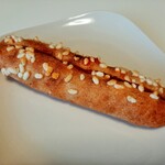 たま木亭 - オリジナルフランス生地にふくやの明太子を使用したバター、カリッとあられもアクセント♪博多226円