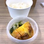 小石川テラス - ﾃｲｸｱｳﾄ ④日替わり 鶏味噌チーズ焼き￥500　2021.5.26