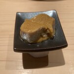 熟成鮨 万 - スルメイカの肝のルイベ