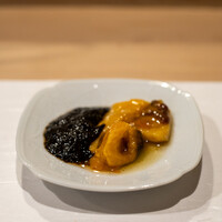 うを徳 - 2021.5 海苔の炊いたん、宮城養殖ホヤ森伊蔵塩辛