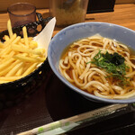 若菜そば - ポテうどん