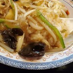 Chuuka Shokudou Ichibankan - ミニラーメンセット 中華丼＋ミニラーメン(650円)