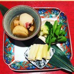 会席応為 - 海鮮丼セット 前菜