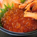 Puratto Shokudou - ぷらっと食堂 「お好み三色丼（いくら・サーモン・鮭）」