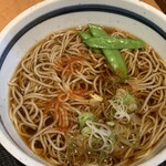 蕎麦一心たすけ - 七味の投入です