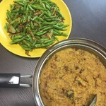 スパイス計画 - インゲンのテルダーラとレンズ豆のココナッツカレー